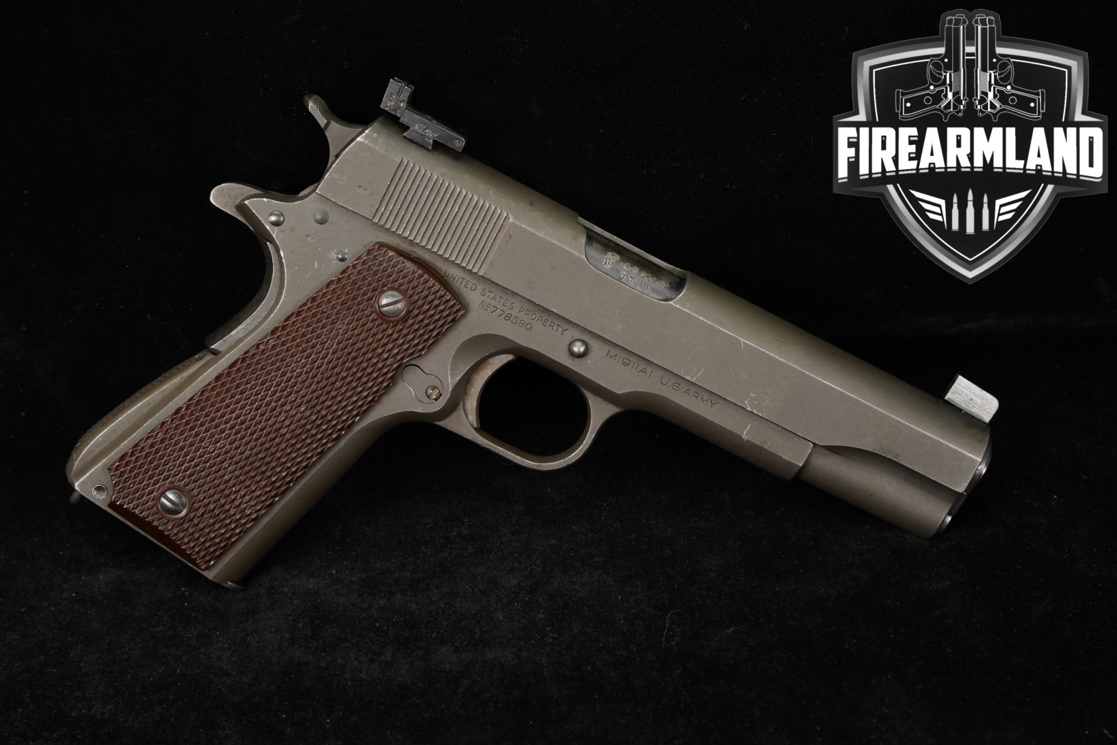 Used Colt M1911A1 U.S. Army, G.H.D. inspected Auction | FirearmLand
