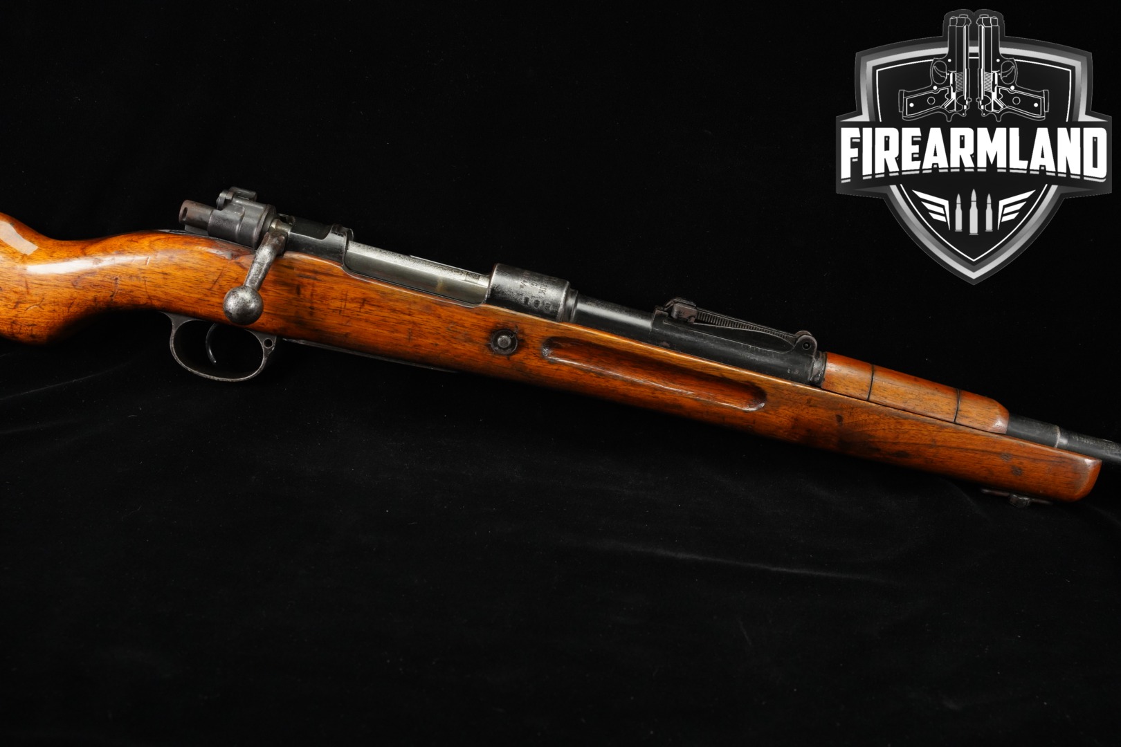 Waffenfabrik Oberndorf Gewehr 98 Weimar '1920' Property Marked; Sporterized 8mm Mauser Hardwood in Fair Condition Thumbnail