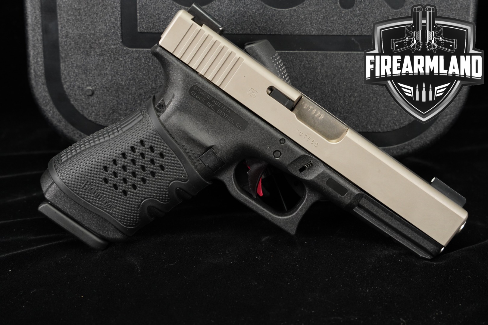 Glock 21 Gen4 G21 Gen 4 45 ACP 4.61" Two-Tone FDE & Silver +ORIG BOX-img-0