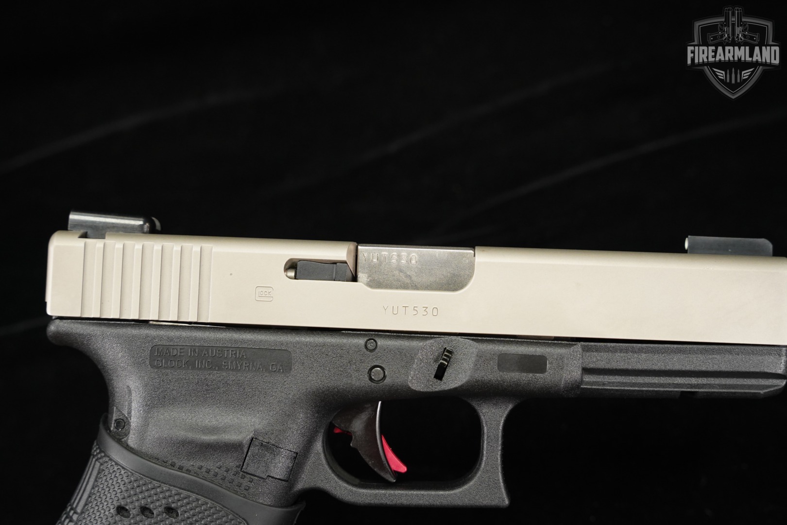 Glock 21 Gen4 G21 Gen 4 45 ACP 4.61" Two-Tone FDE & Silver +ORIG BOX-img-11