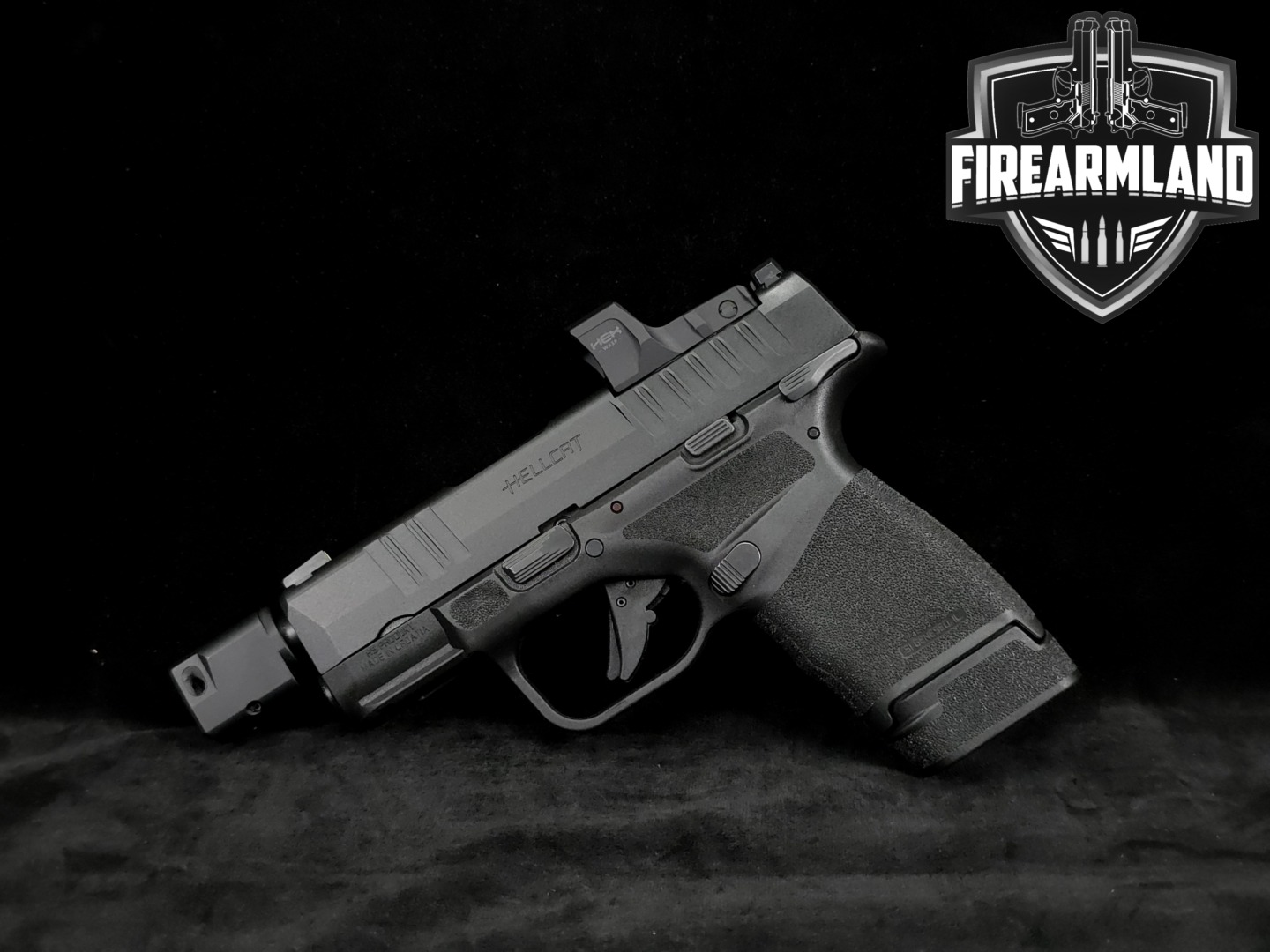 Springfield Armory Hellcat RDP 3.8" Micro-Compact, Hex Wasp 9mm Luger Black in Very Good Condition Thumbnail