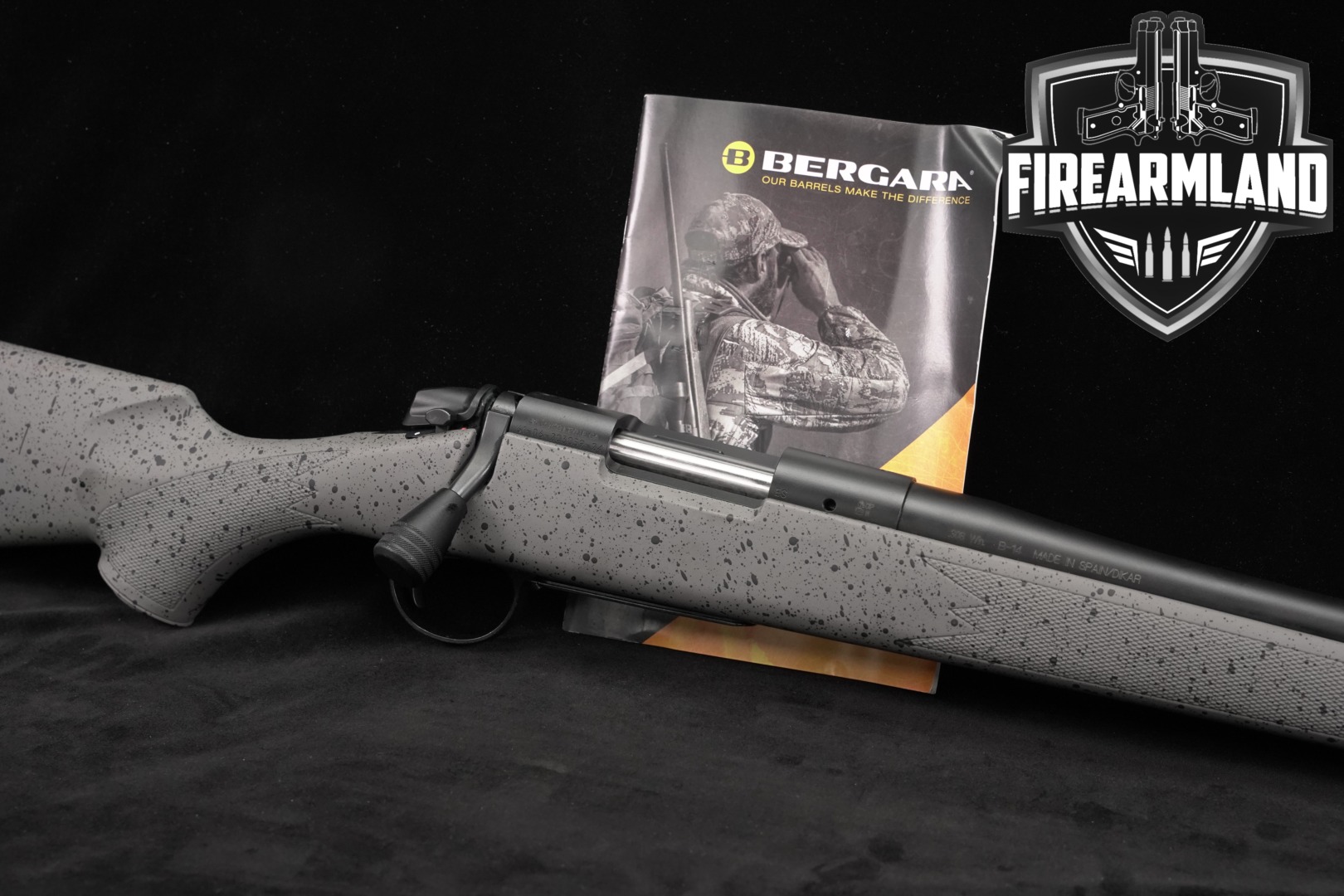 Bergara B-14 .308 Win. Black & Gray Speckle in Excellent Condition Thumbnail