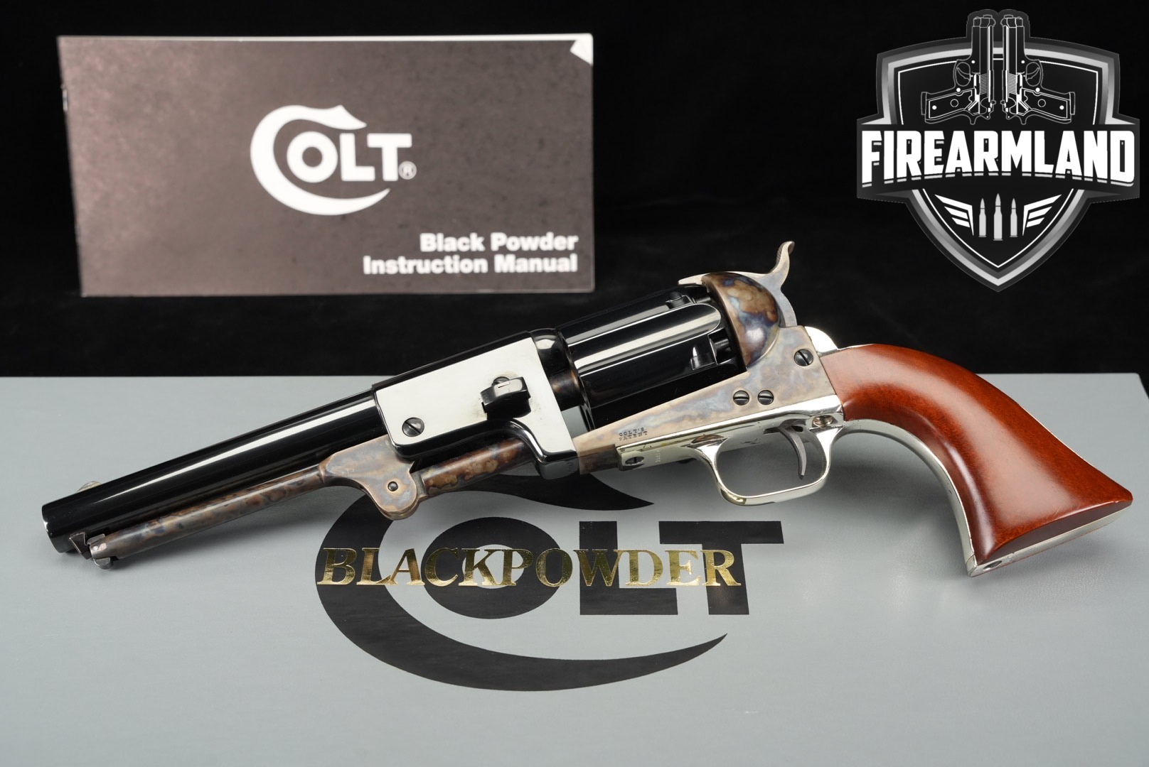 Colt Model 1848 Dragoon Third Model; Second Generation .44 caliber High-Polish Blue & Color Casehardened in Very Good Condition Thumbnail
