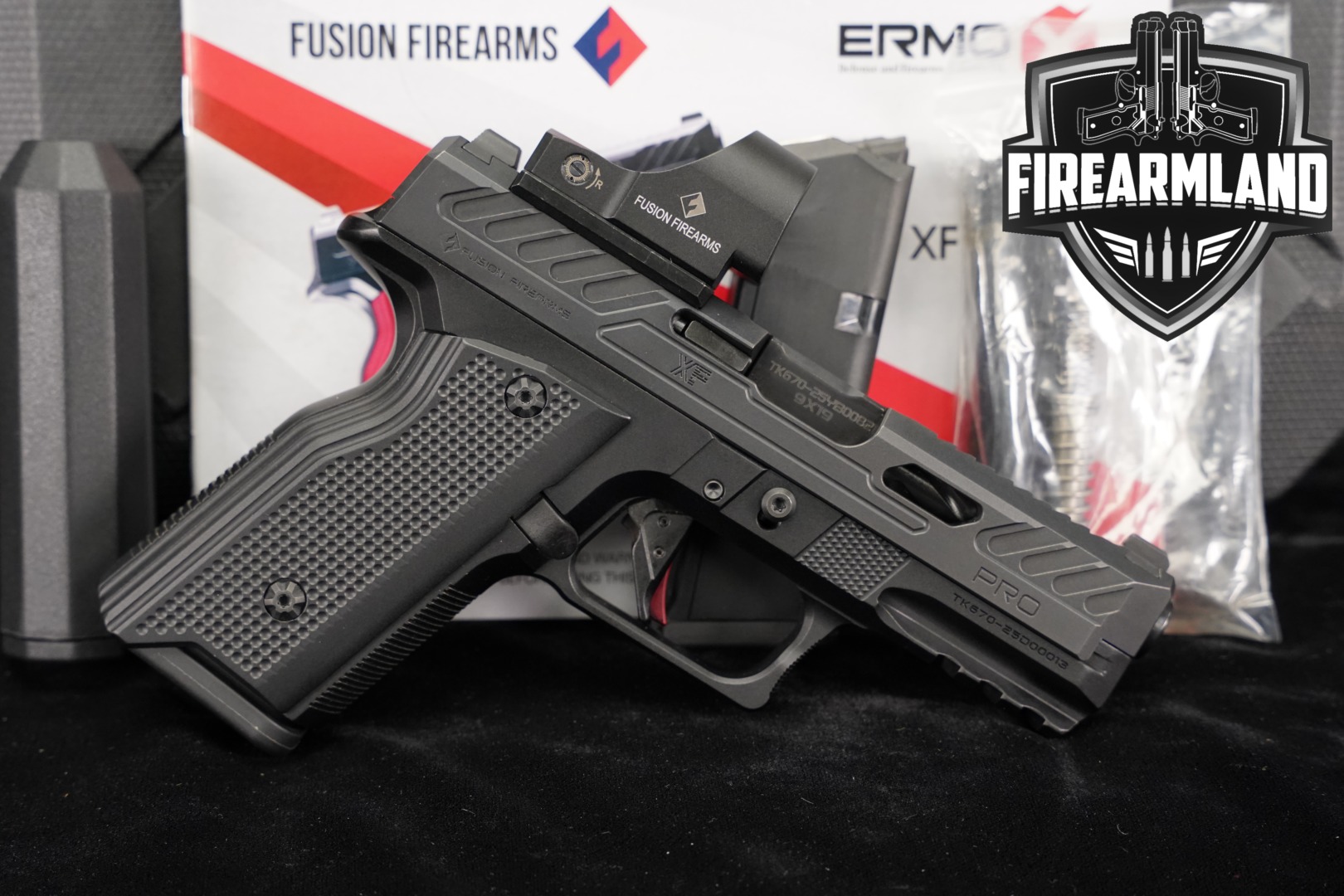 Fusion Firearms XF Pro 9mm Luger Black in Excellent Condition Thumbnail