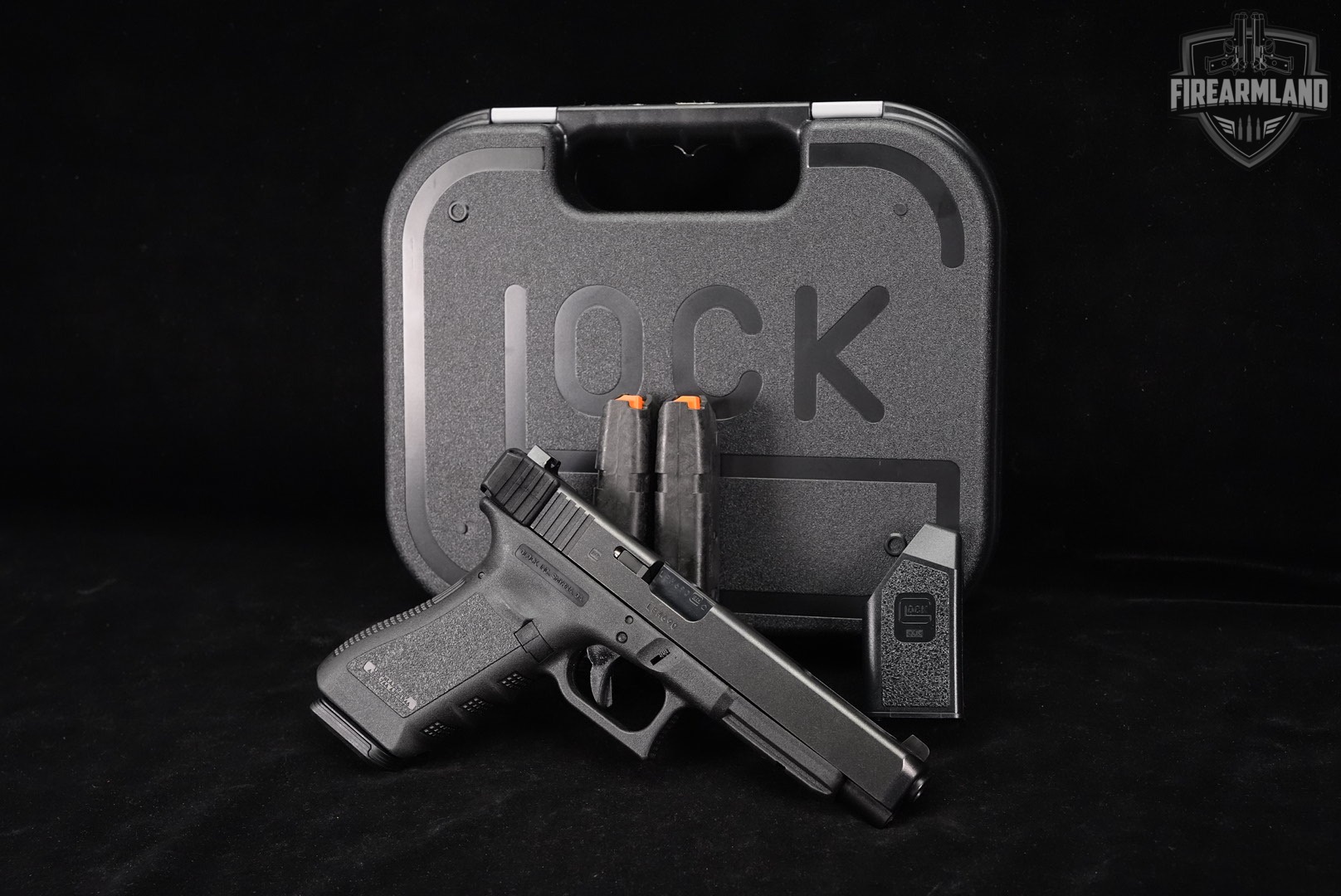 Glock 34 Gen3 G34 Gen 3 9mm 5.31 +THREE MAGS, CASE-img-2