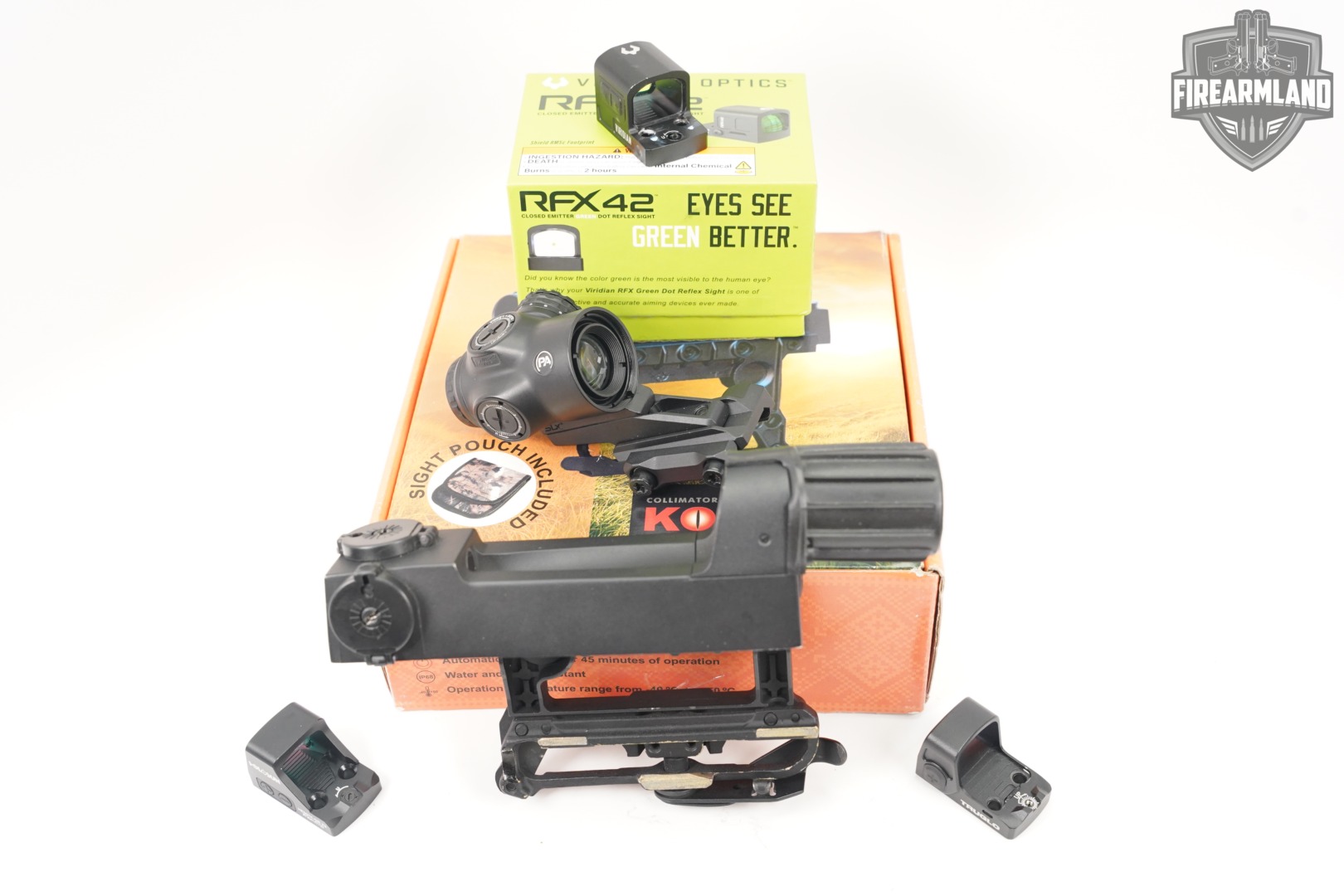 FIVE RED DOT SIGHT 5 Pack Holosun Viridian Primary Arms Kobra TruGlo RDS-img-2