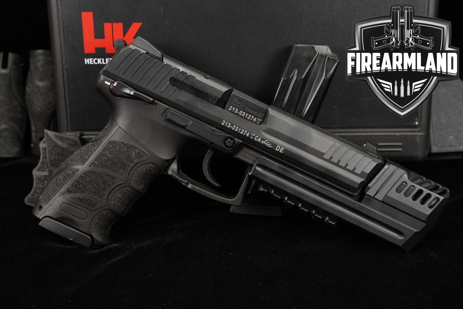 Heckler & Koch P30LS V3 Long Slide COMP 9mm H&K P30-LS +2 MAGS, ORIG CASE-img-0