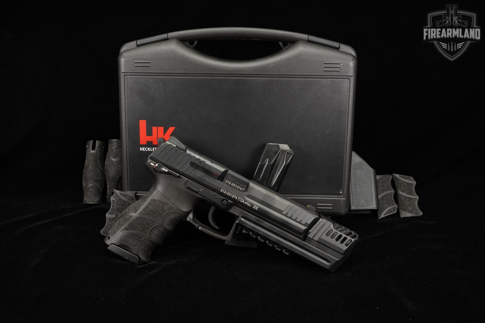 Heckler & Koch P30LS V3 Long Slide COMP 9mm H&K P30-LS +2 MAGS, ORIG CASE-img-2
