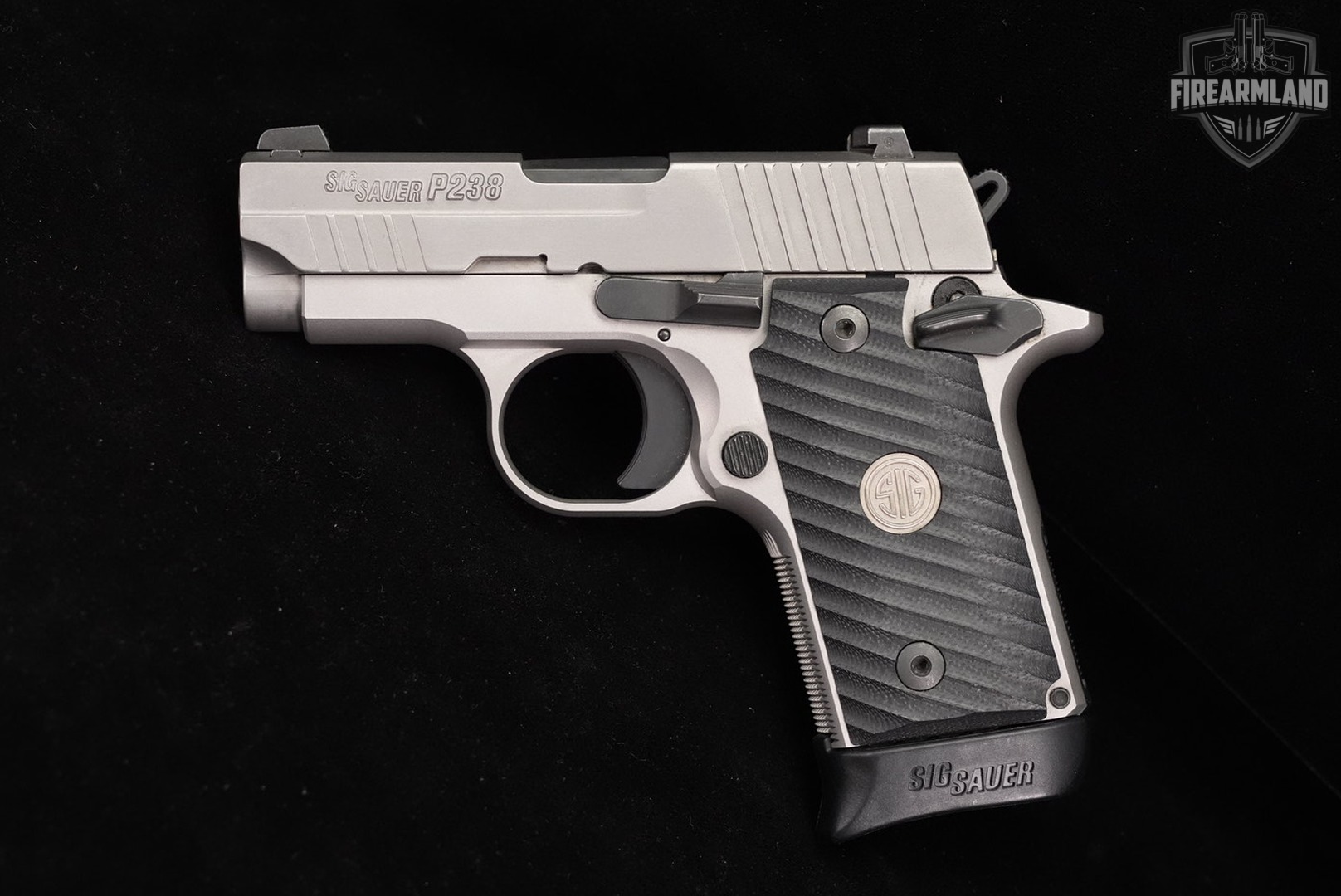 Sig Sauer P238 ASE Black 380 ACP 2.7" Stainless P 238 +2 MAGS & ORIG CASE-img-3
