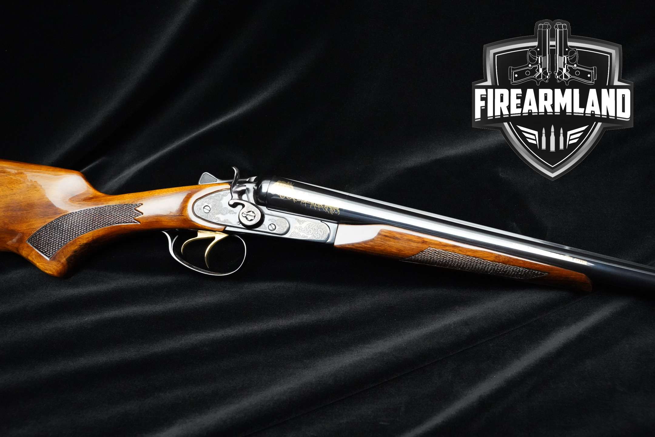 1982 Izhmash IZH-43K John Wayne Commemorative 12 Gauge Blued in Excellent Condition Thumbnail