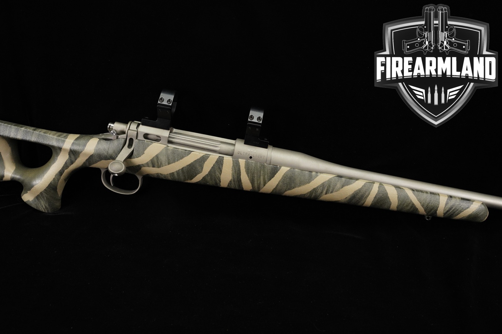 MG Arms Ultra-Light .300 Rem. Ultra Mag. Zebra-Stripe Camo in Very Good Condition Thumbnail