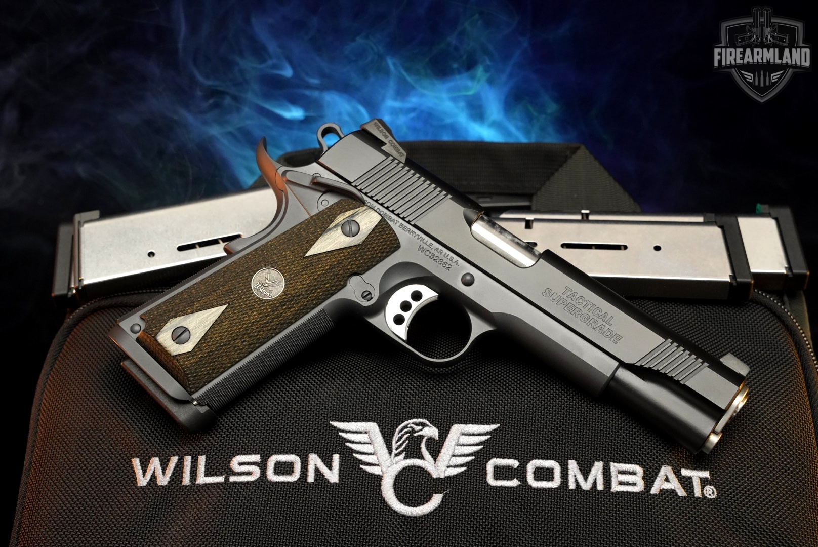 DESIRED Wilson Combat Tactical Supergrade 45 ACP WC 1911 +5 MAGS, CASE-img-19