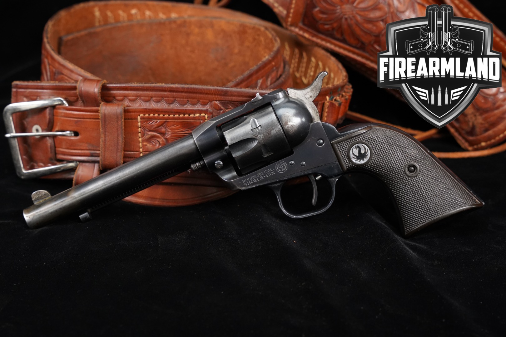 1958 Sturm Ruger Single-Six Old Model (Three-Screw) .22 LR Blued in Fair Condition Thumbnail