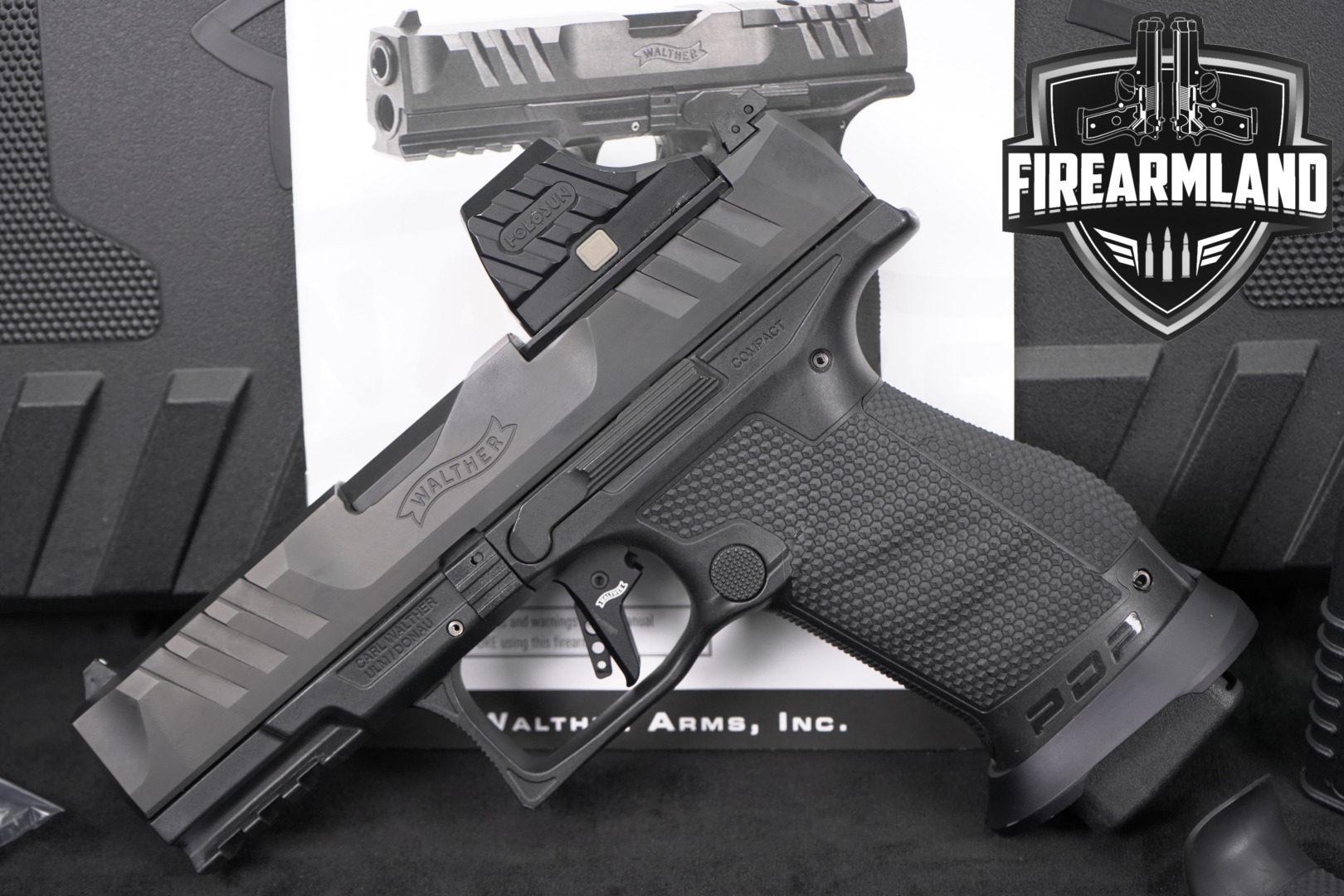 Walther PDP Pro-E (Pro Enhanced) Compact 9mm Luger Black in Very Good Condition Thumbnail