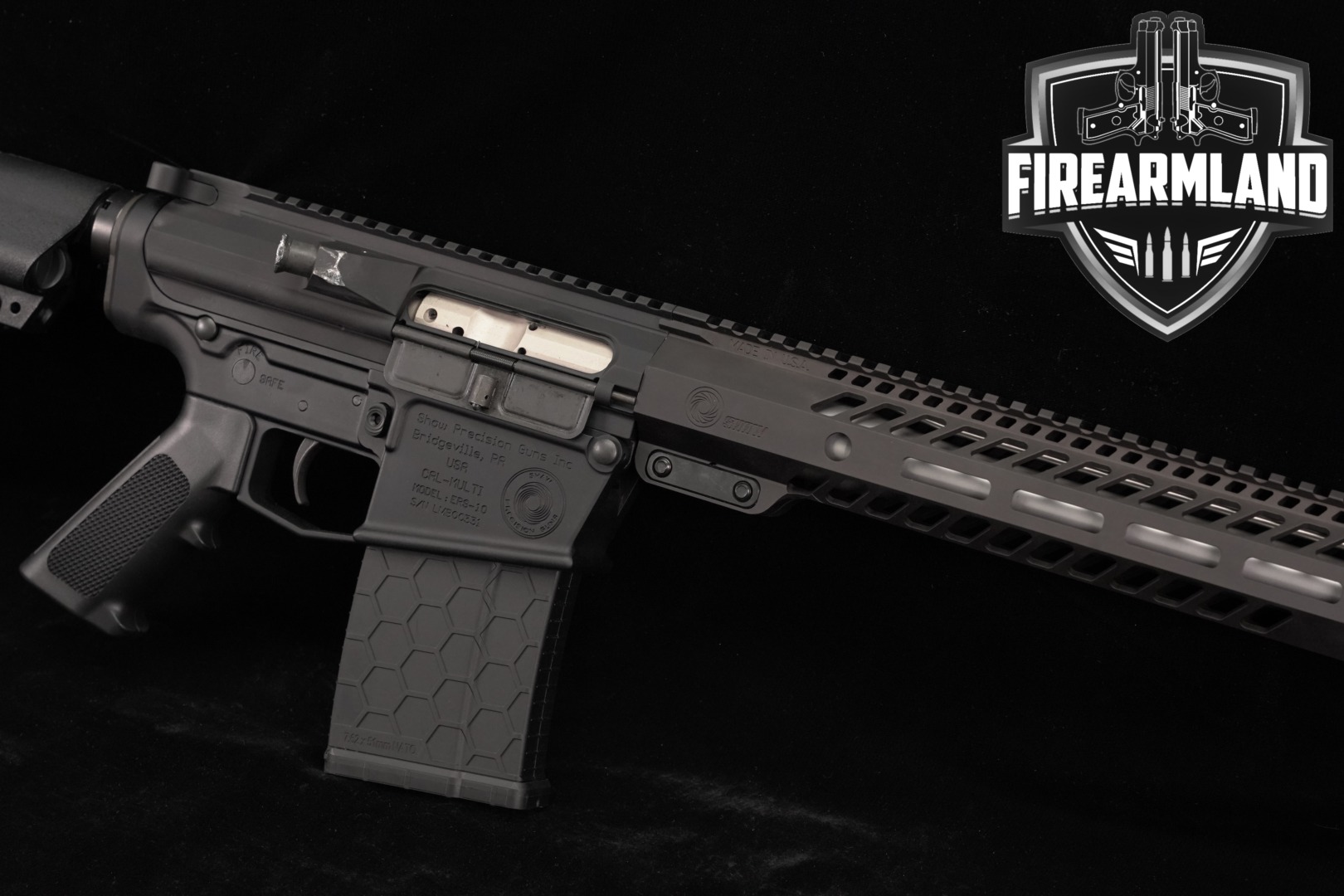 Shaw Precision ERS-10 6.5 Creedmoor AR10 AR Black & Stainless ERS10-img-0