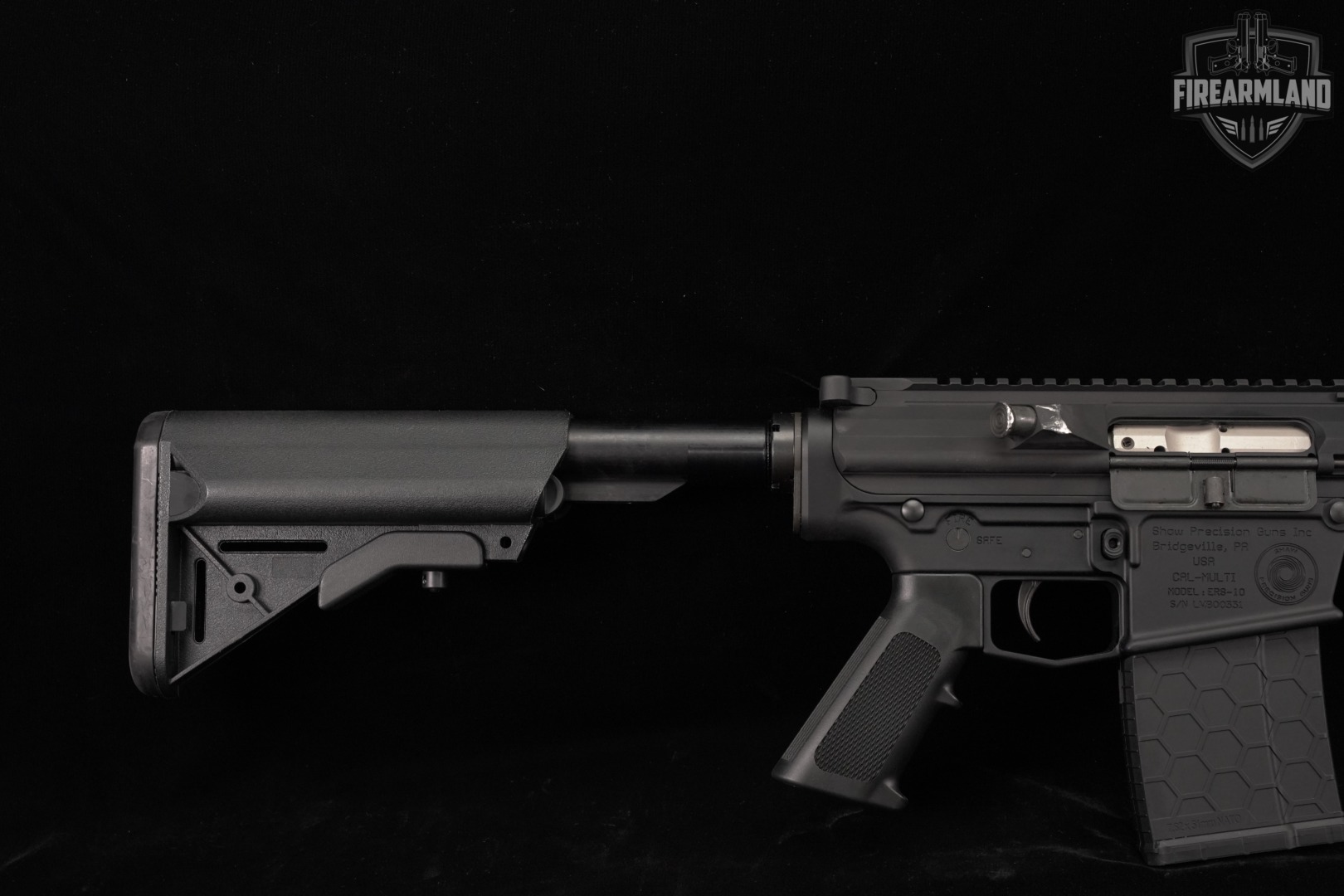 Shaw Precision ERS-10 6.5 Creedmoor AR10 AR Black & Stainless ERS10-img-4