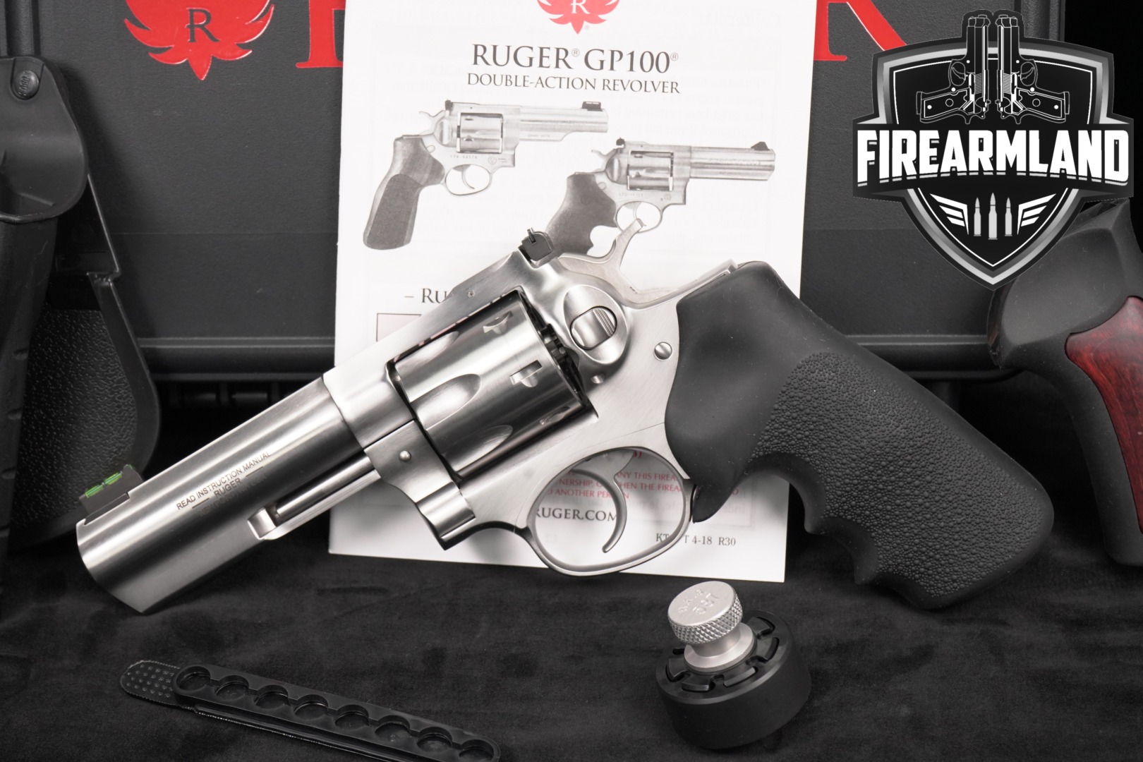 2020 Sturm Ruger GP100 7-Shot .357 Mag. Satin Stainless in Excellent Condition Thumbnail