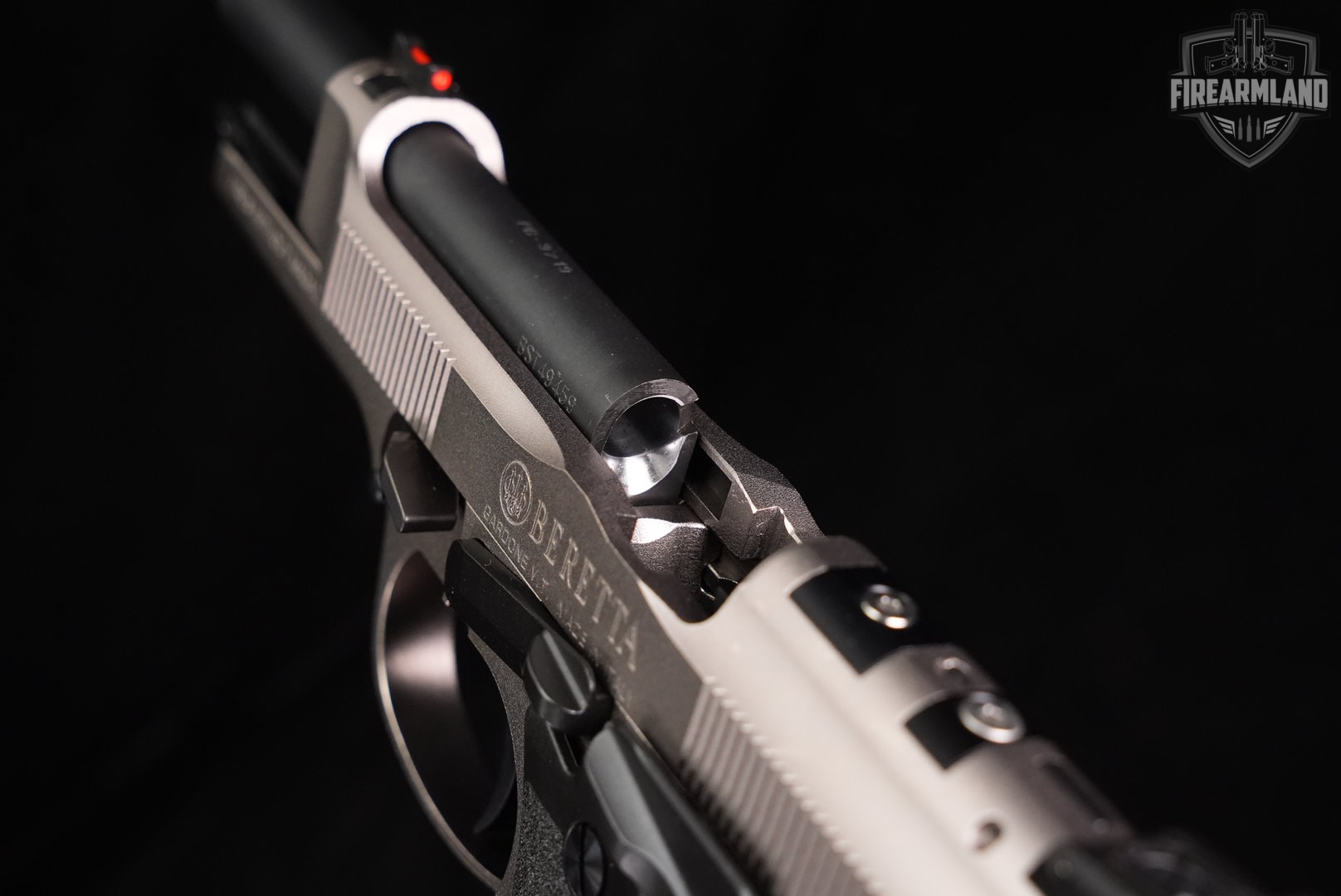 Beretta 92X Performance Defensive 9mm Satin Nickel 92-X +2 MAGS & ORIG CASE-img-12