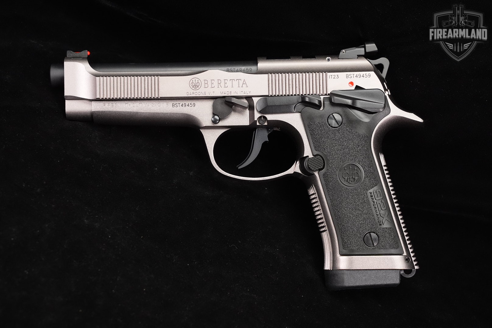 Beretta 92X Performance Defensive 9mm Satin Nickel 92-X +2 MAGS & ORIG CASE-img-4