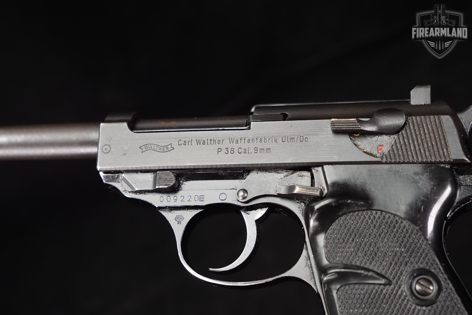 1959-1960 Walther P38 9mm 4.9" Blued P 38 P.38 +2 MAGS & HOLSTER-img-12