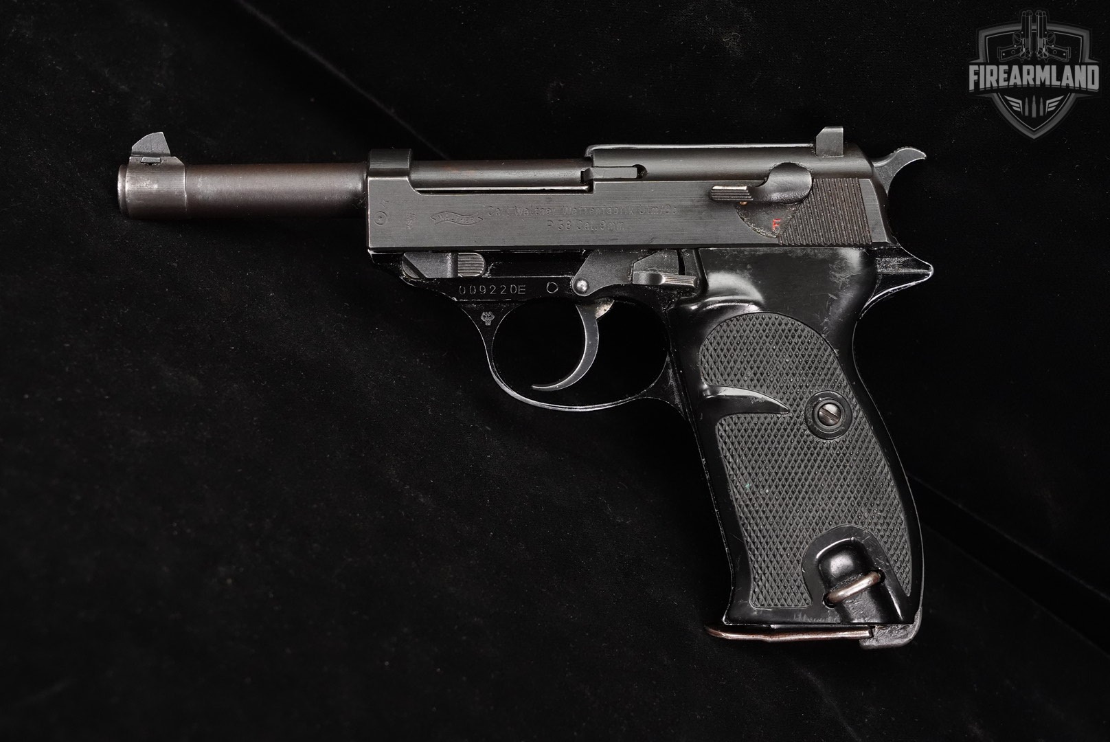 1959-1960 Walther P38 9mm 4.9" Blued P 38 P.38 +2 MAGS & HOLSTER-img-4