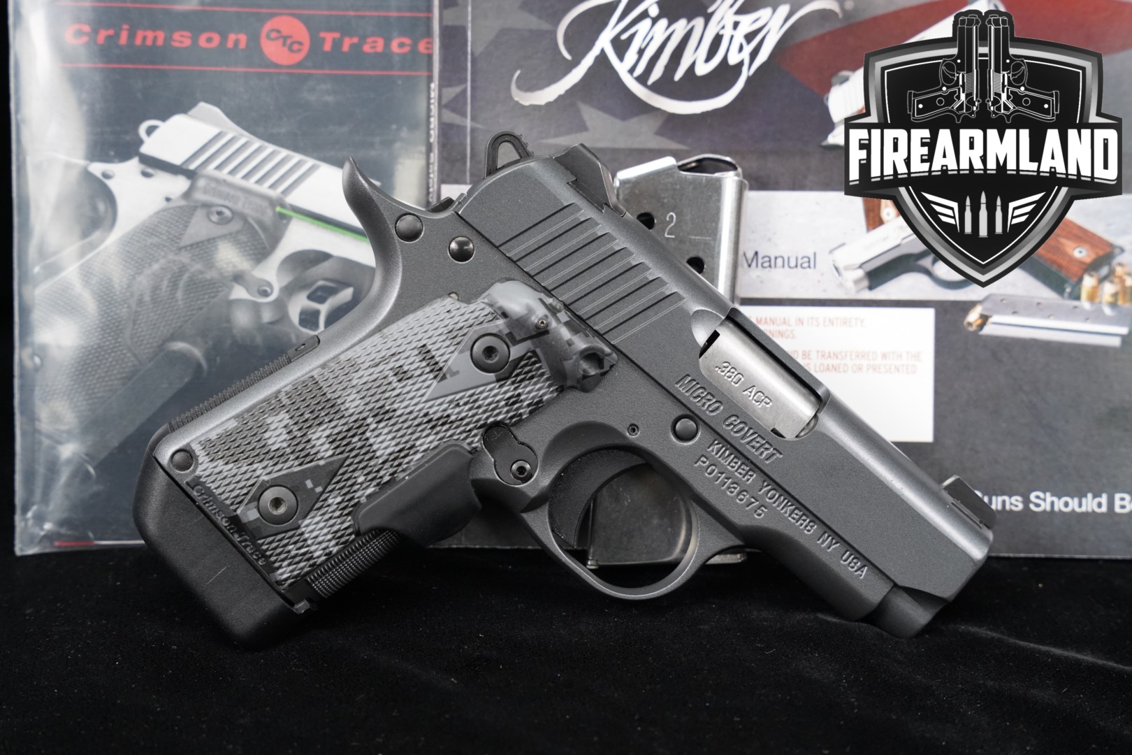 Kimber Micro Covert; Custom Shop .380 ACP Gray in Excellent Condition Thumbnail