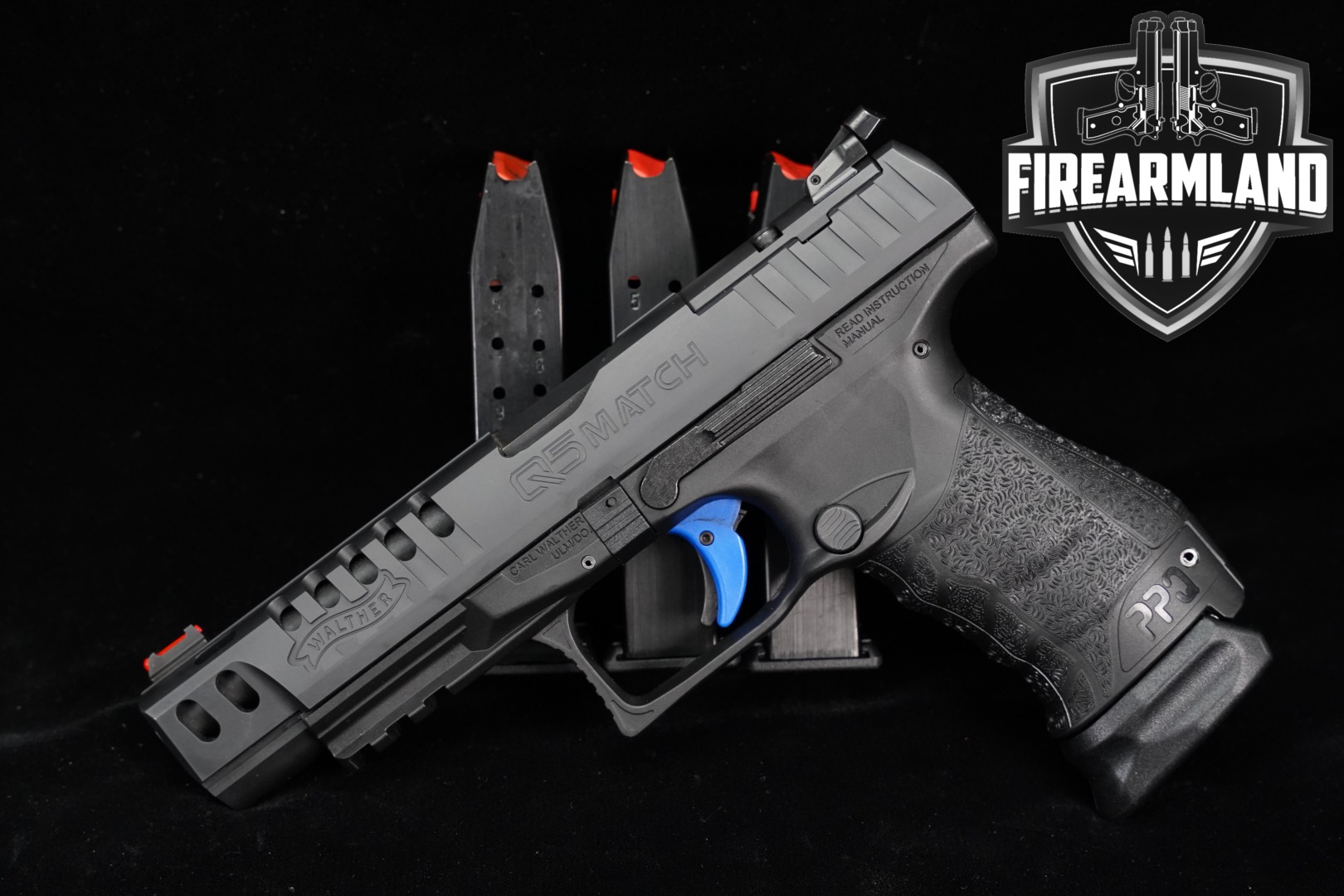 Walther PPQ Q5 Match M2 9mm Luger Black in Very Good Condition Thumbnail