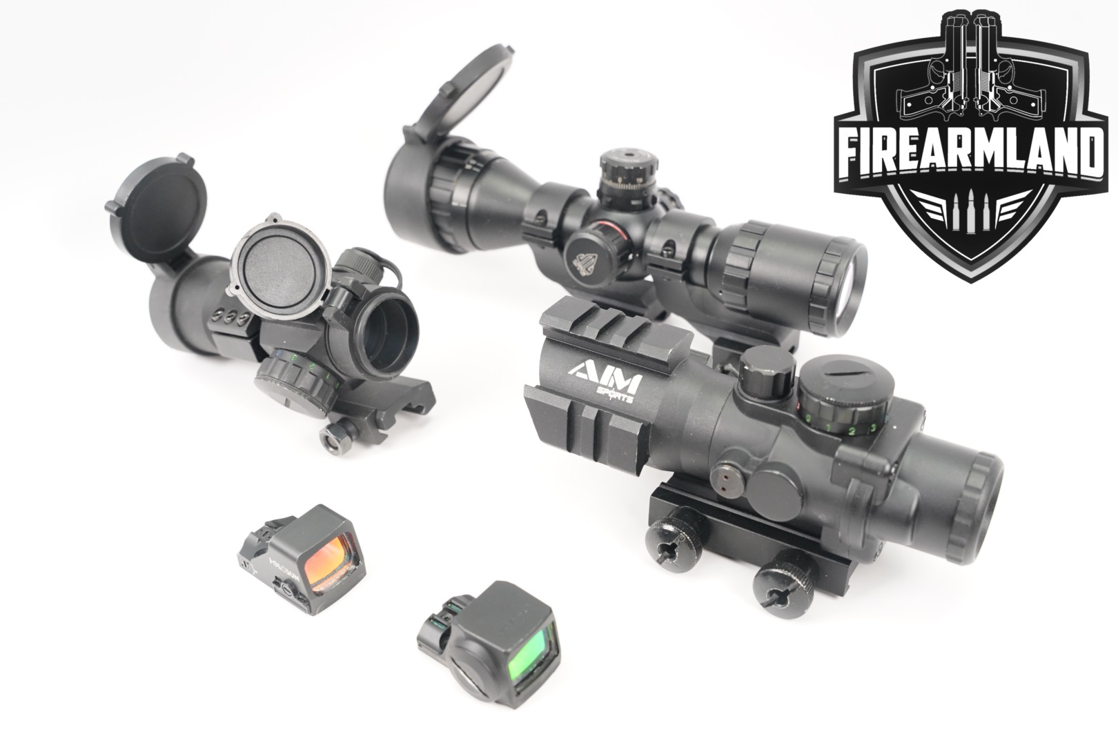 FIVE RED DOT SIGHT LOT 5 Pack Holosun Sig Sauer Aim NcSTAR UTG RDS-img-0