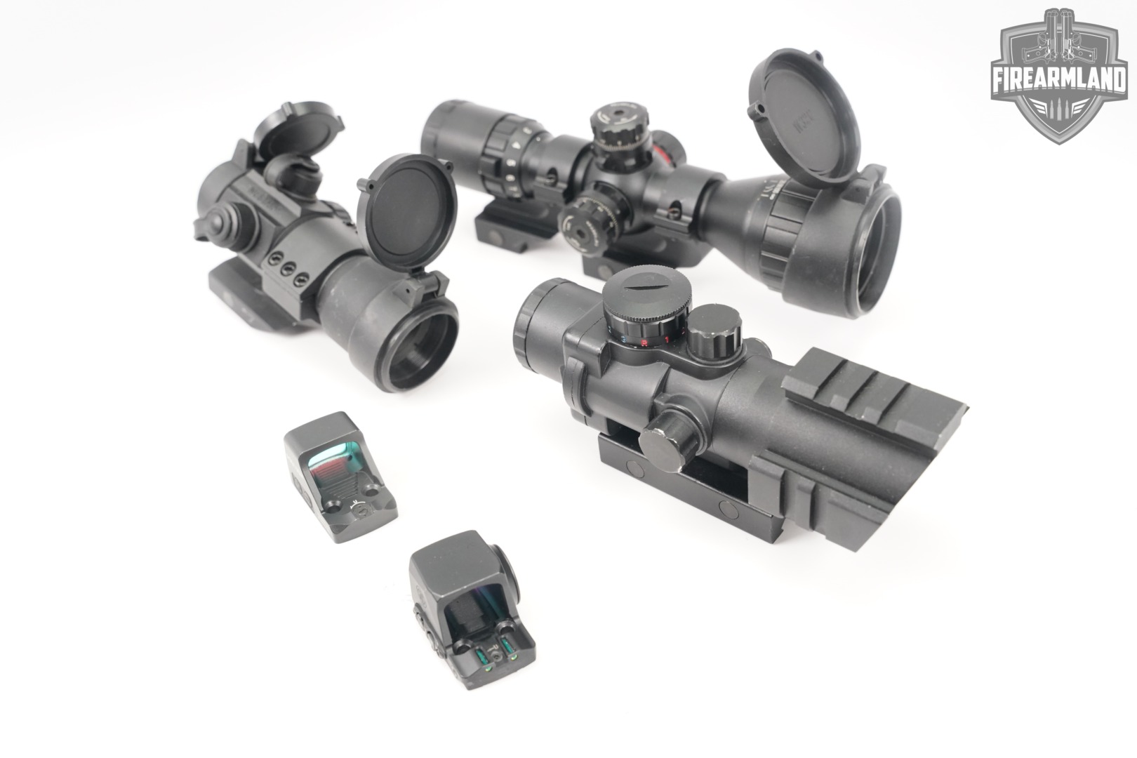 FIVE RED DOT SIGHT LOT 5 Pack Holosun Sig Sauer Aim NcSTAR UTG RDS-img-2