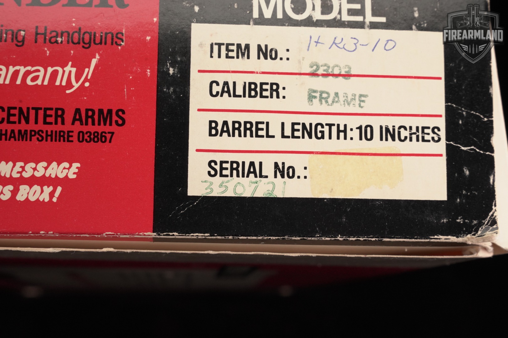 1989 Thompson Center T/C Contender Gen 1 45 LC/410 10" TC VENT-RIB +OG BOX-img-19