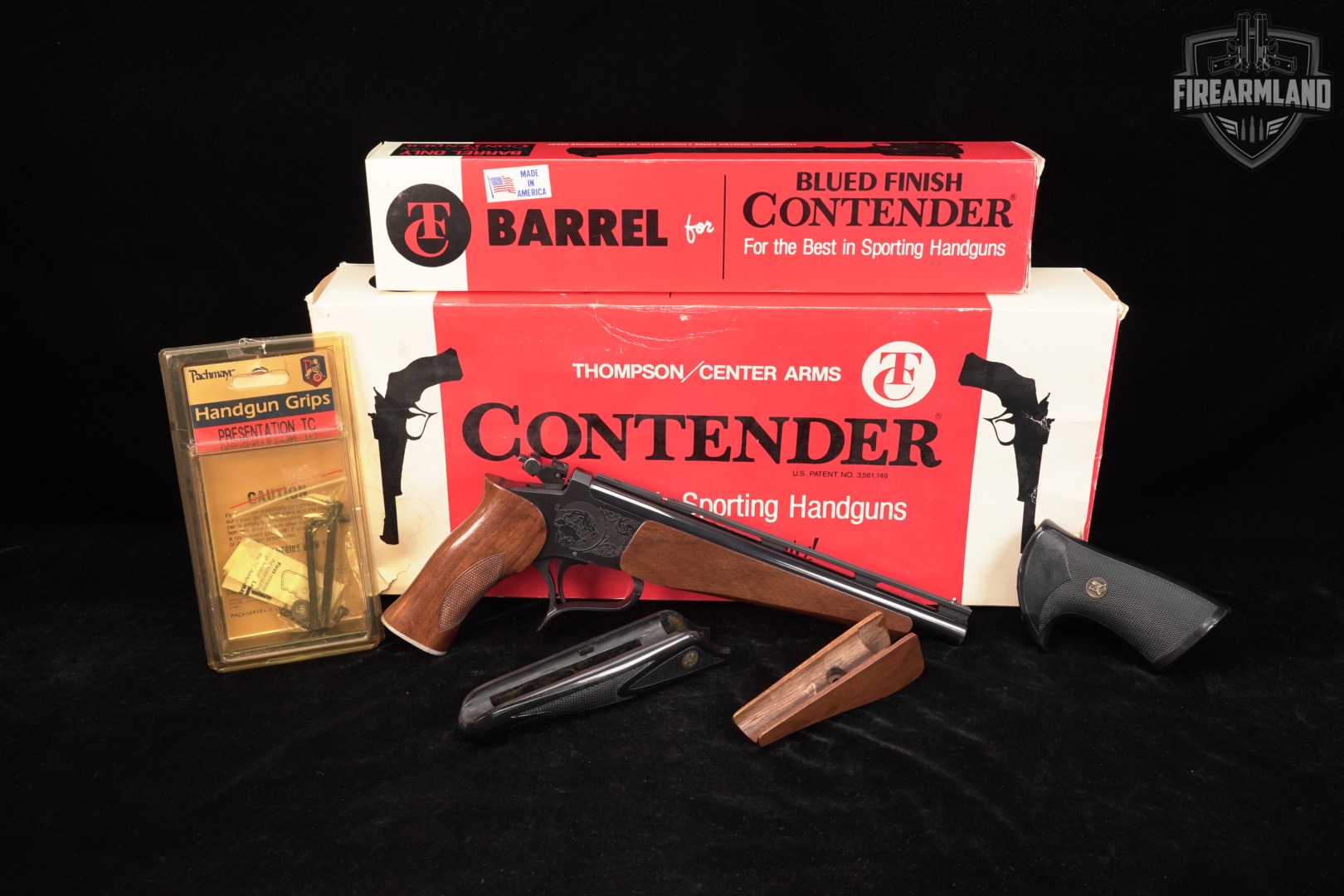 1989 Thompson Center T/C Contender Gen 1 45 LC/410 10" TC VENT-RIB +OG BOX-img-2