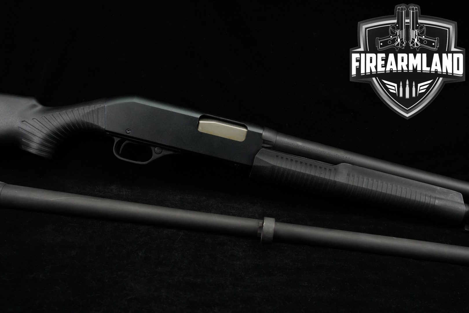 Stevens Arms Model 320 Field/Security Combo 12 Gauge Black & Synthetic in Good Condition Thumbnail