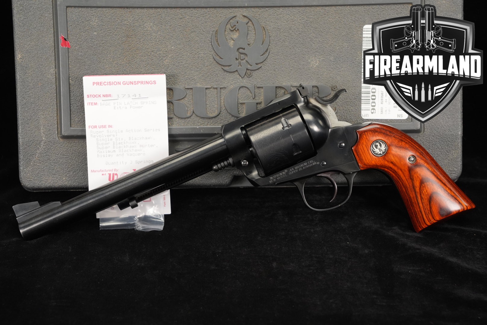 Ruger New Model Super Blackhawk 44 Rem Mag 7.5" Blued +ORIG CASE-img-0