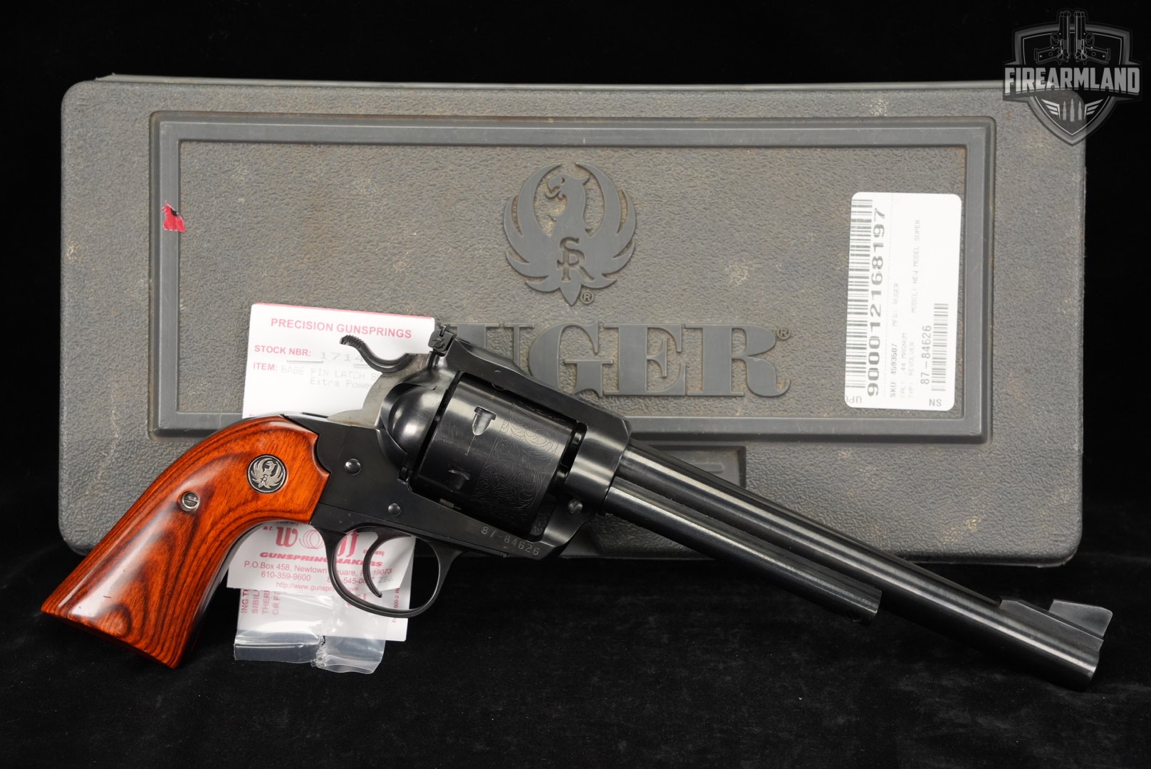 Ruger New Model Super Blackhawk 44 Rem Mag 7.5" Blued +ORIG CASE-img-2