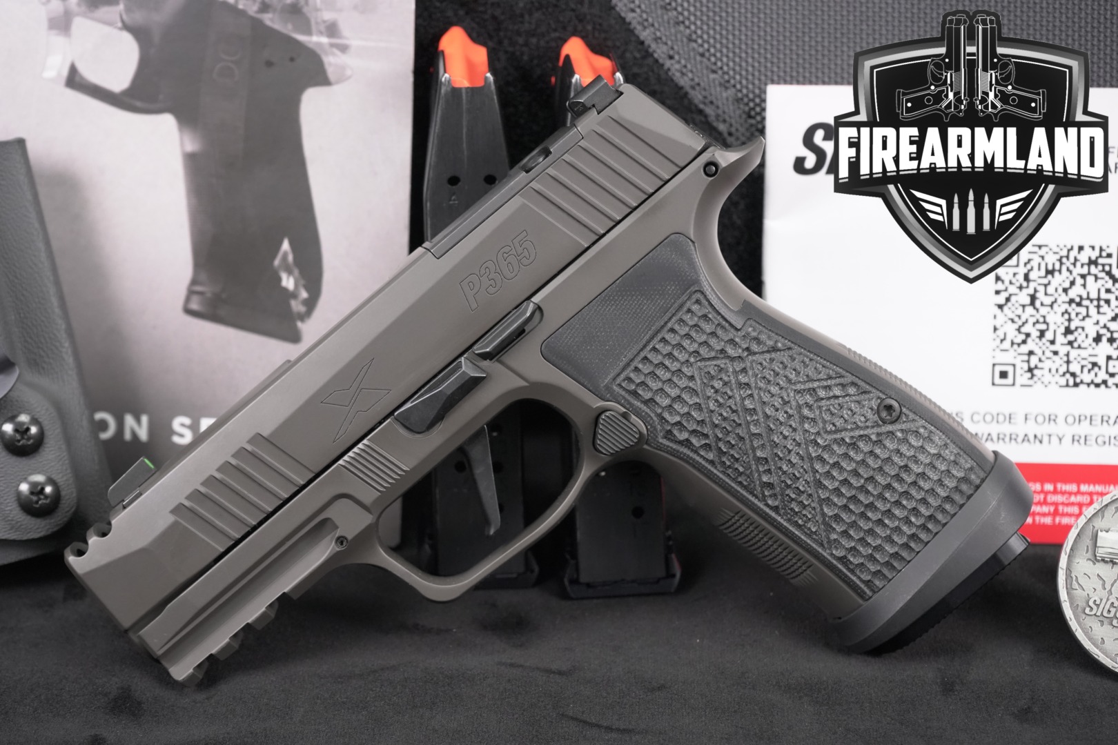 Sig Sauer P365-AXG Legion 9mm Luger Legion Gray in Very Good Condition Thumbnail