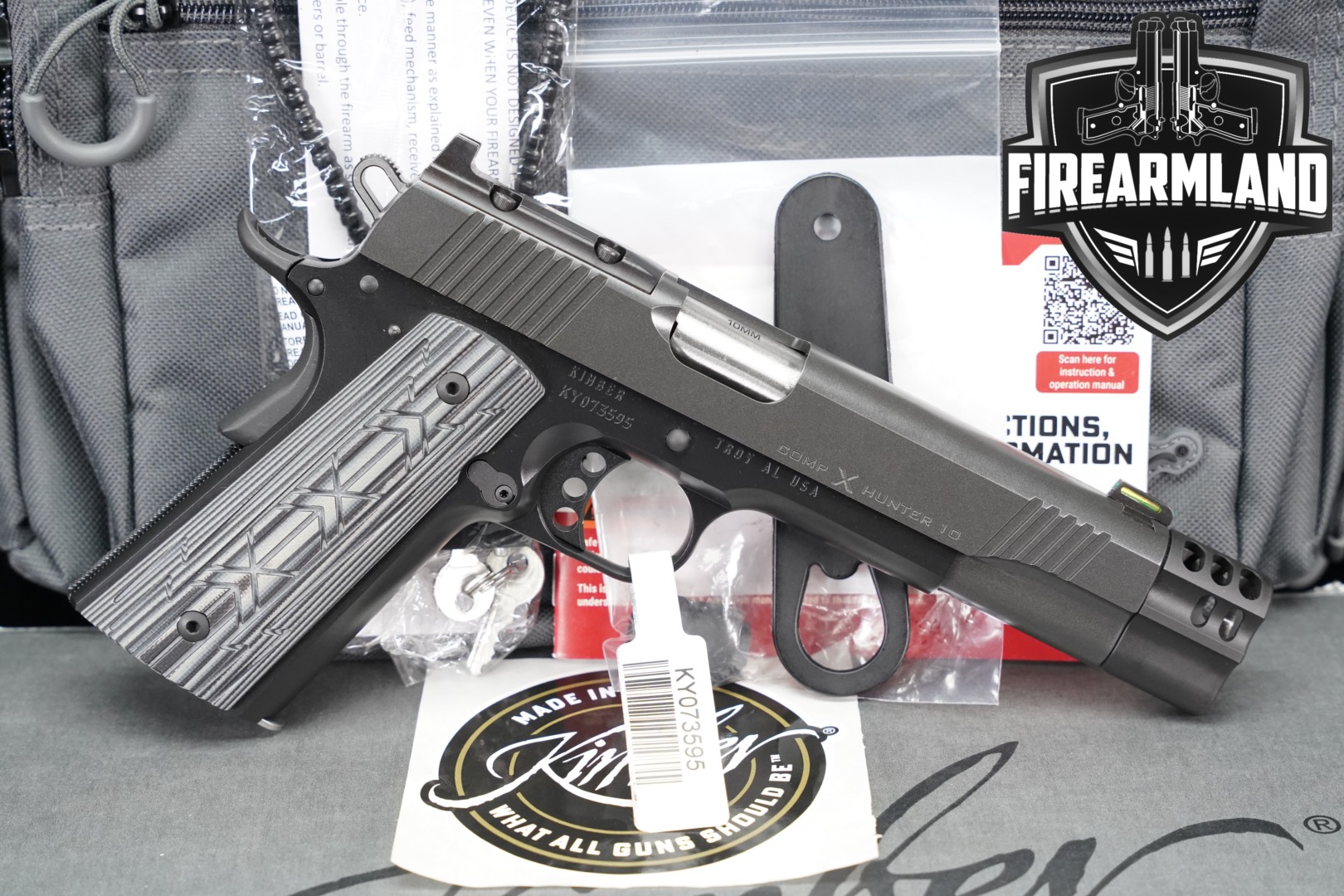 Kimber Comp X Hunter 10 10mm Two-Tone Gray & Black in Excellent Condition Thumbnail