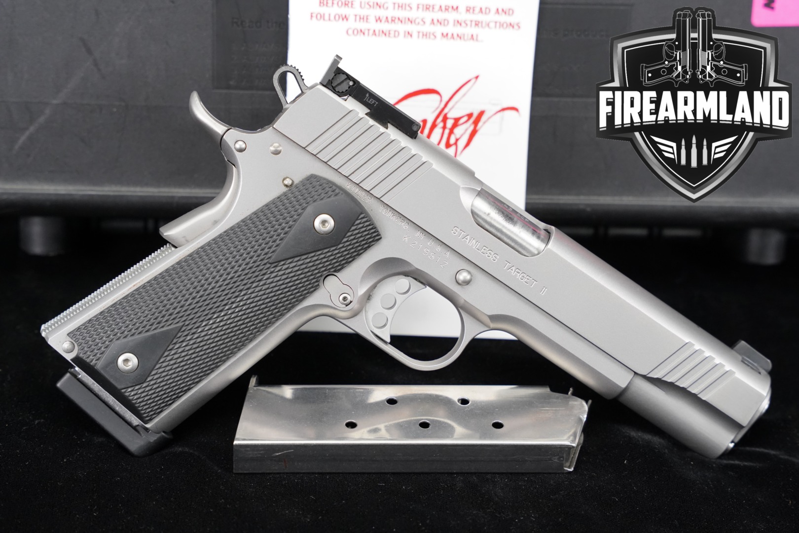 Kimber Stainless Target II .45 ACP Satin Stainless in Excellent Condition Thumbnail
