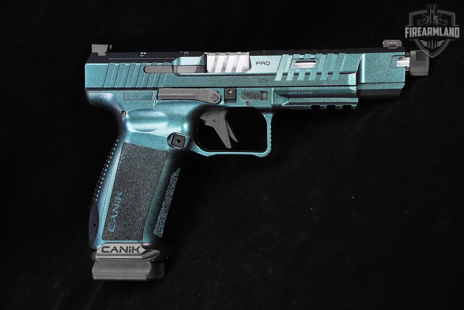 Canik METE SFx PRO Stingray 9mm Optics-Ready THREADED+2 MAGS, ORIG CASE-img-4