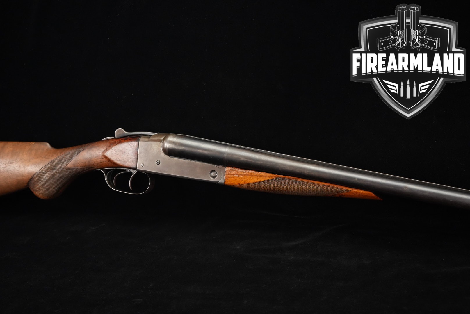 Stevens Arms Model 335 16 Gauge Blued & Walnut in Fair Condition Thumbnail