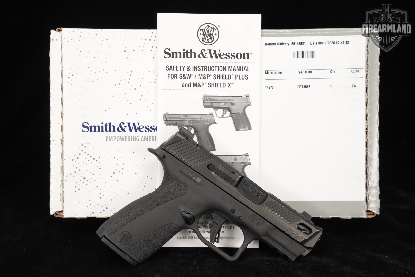 Smith & Wesson M&P Shield X PC Carry COMP TS PORT S&W 9mm OR +ORIG BOX-img-2
