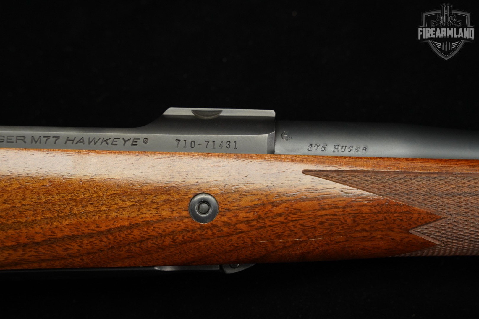 LEFT-HAND Ruger M77 Hawkeye 375Ruger 23" Blued & Walnut M-77-img-18