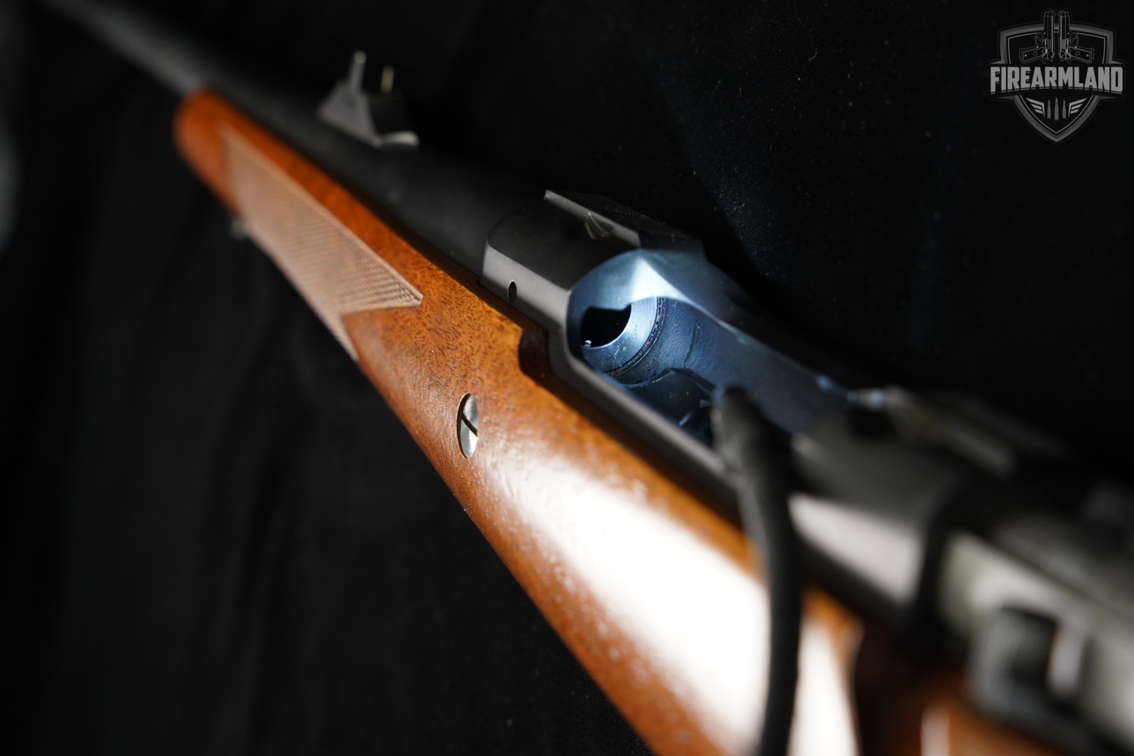 LEFT-HAND Ruger M77 Hawkeye 375Ruger 23" Blued & Walnut M-77-img-19
