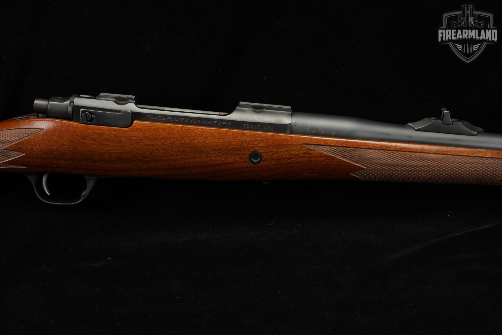 LEFT-HAND Ruger M77 Hawkeye 375Ruger 23" Blued & Walnut M-77-img-8