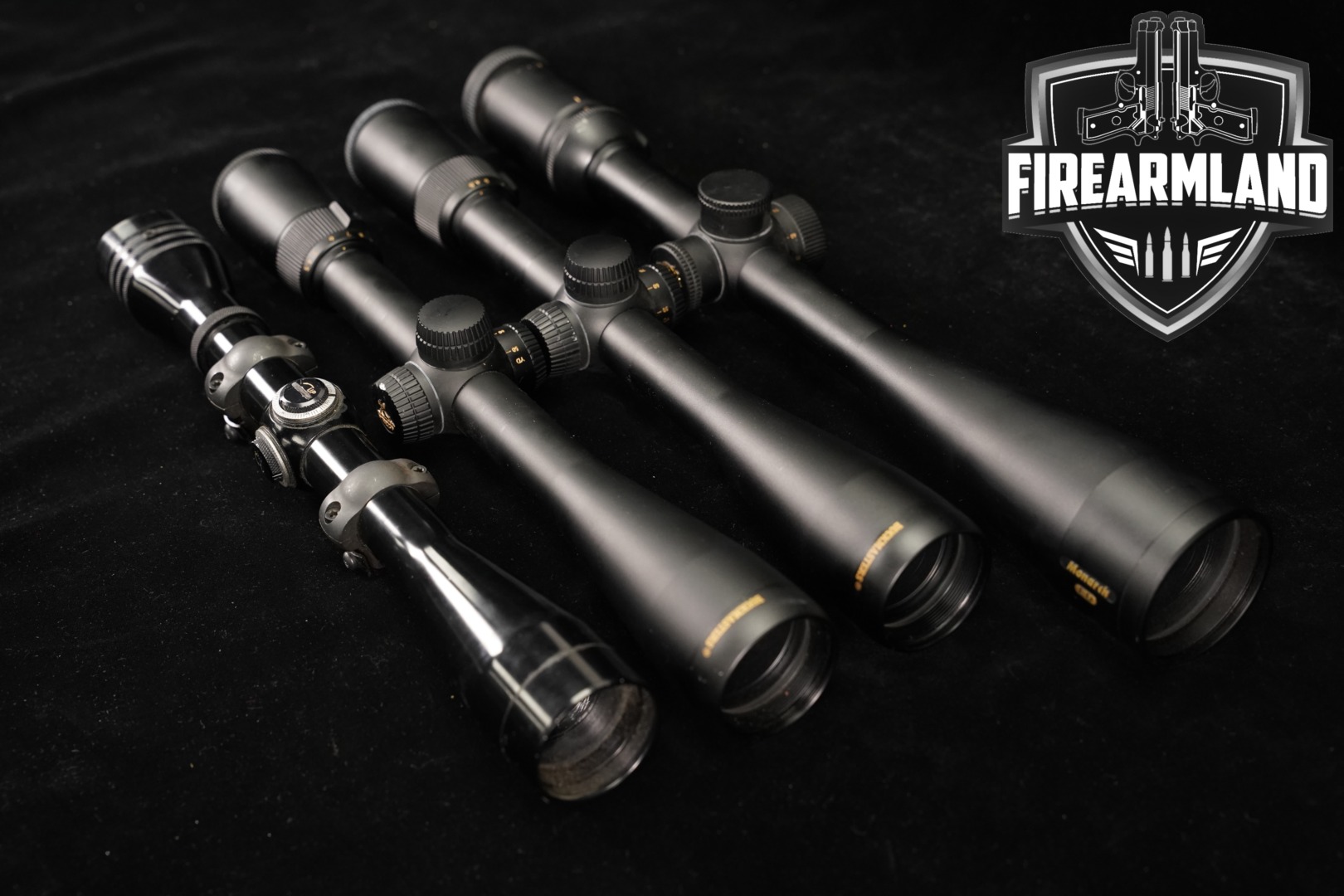 Four Scope Lot 4 Pack Nikon Redfield Riflescope Scopes-img-0