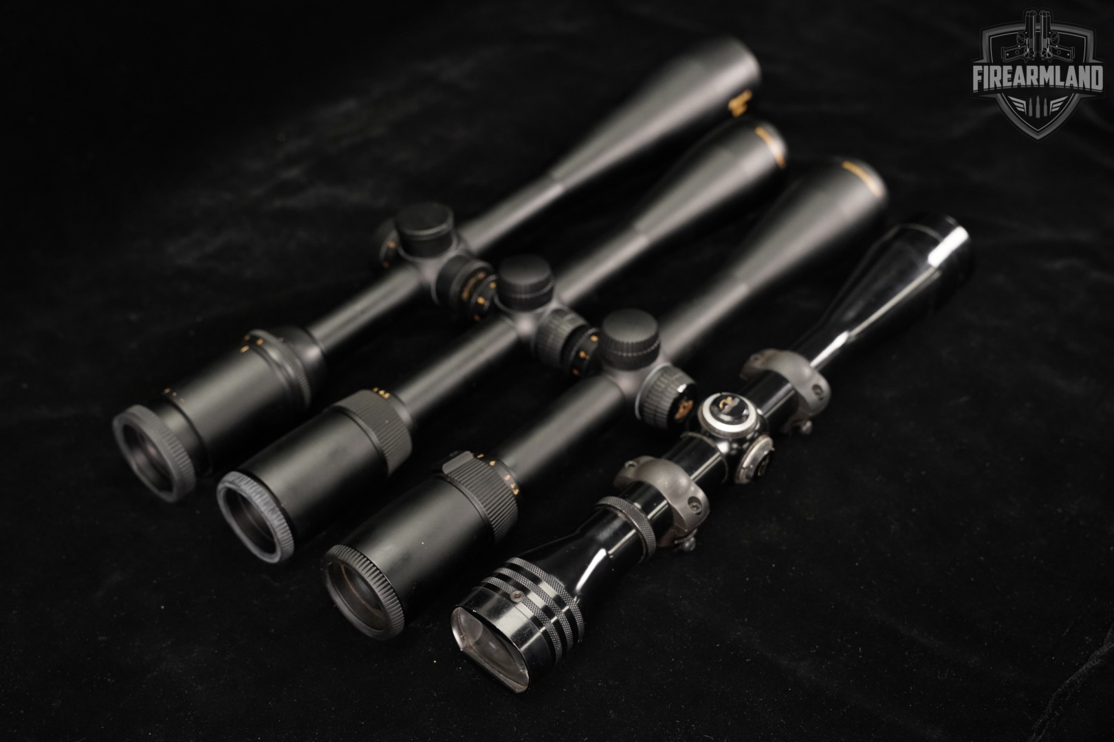 Four Scope Lot 4 Pack Nikon Redfield Riflescope Scopes-img-2