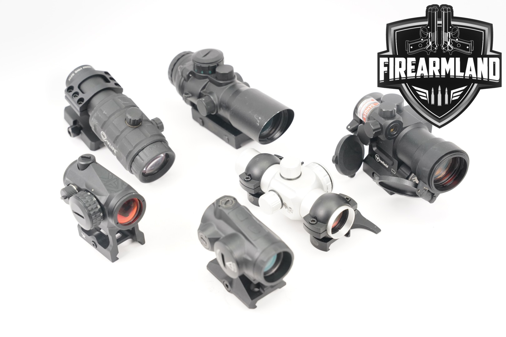 FIVE RED DOT SIGHT LOT 5 Pack CVLife RGET Vortex Sig Sauer Firefield RDS-img-0