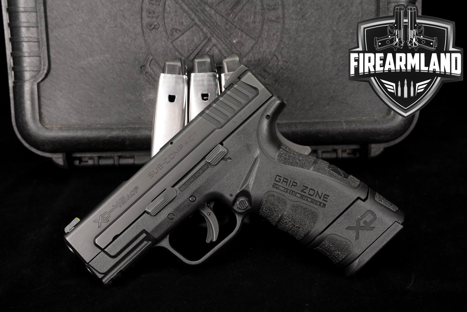 Springfield Armory XD Mod.2 Sub-Compact .45 ACP Black in Very Good Condition Thumbnail