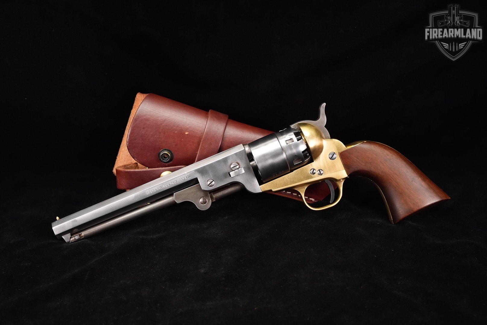 F.lli Pietta 1851 Navy Yank 44 BPM Flli 7.5 In The White +HOLSTER-img-2