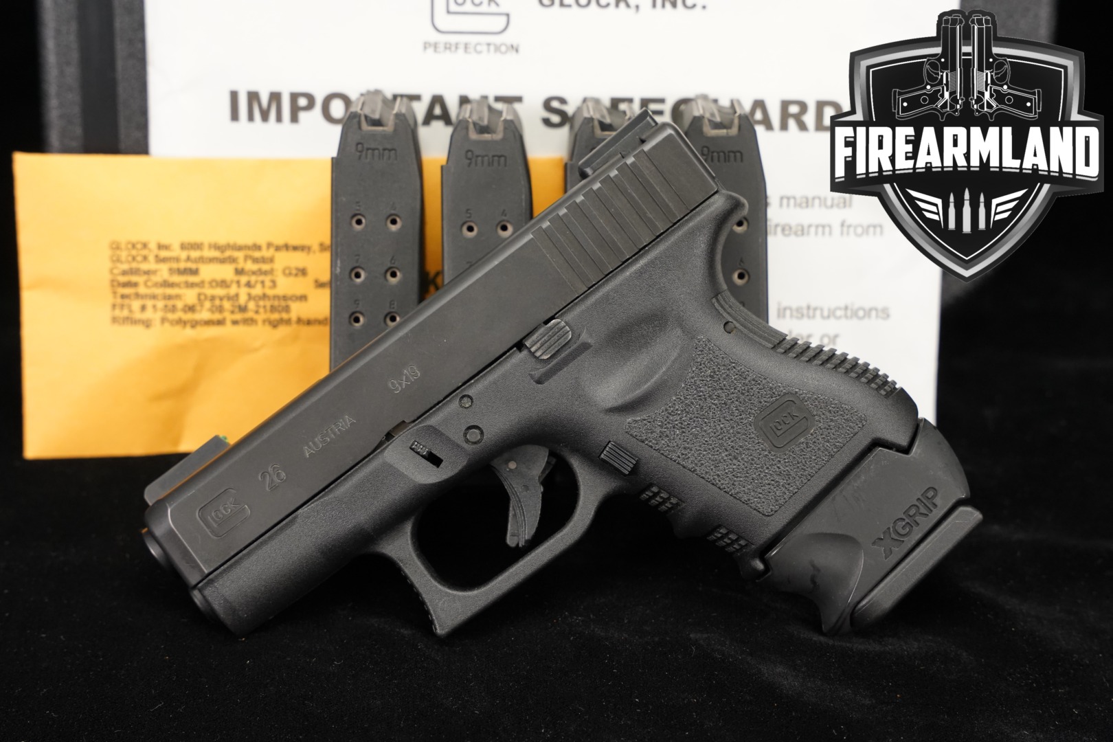Glock Glock 26 Gen 3 9mm Luger Black in Good Condition Thumbnail