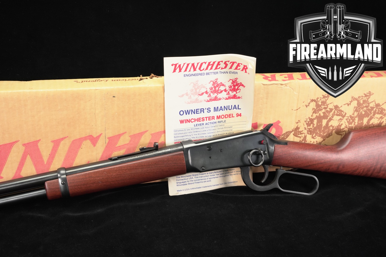 1992 Winchester Repeating Arms Model 94AE Trapper .357 Mag. Blued & Walnut in Excellent Condition Thumbnail
